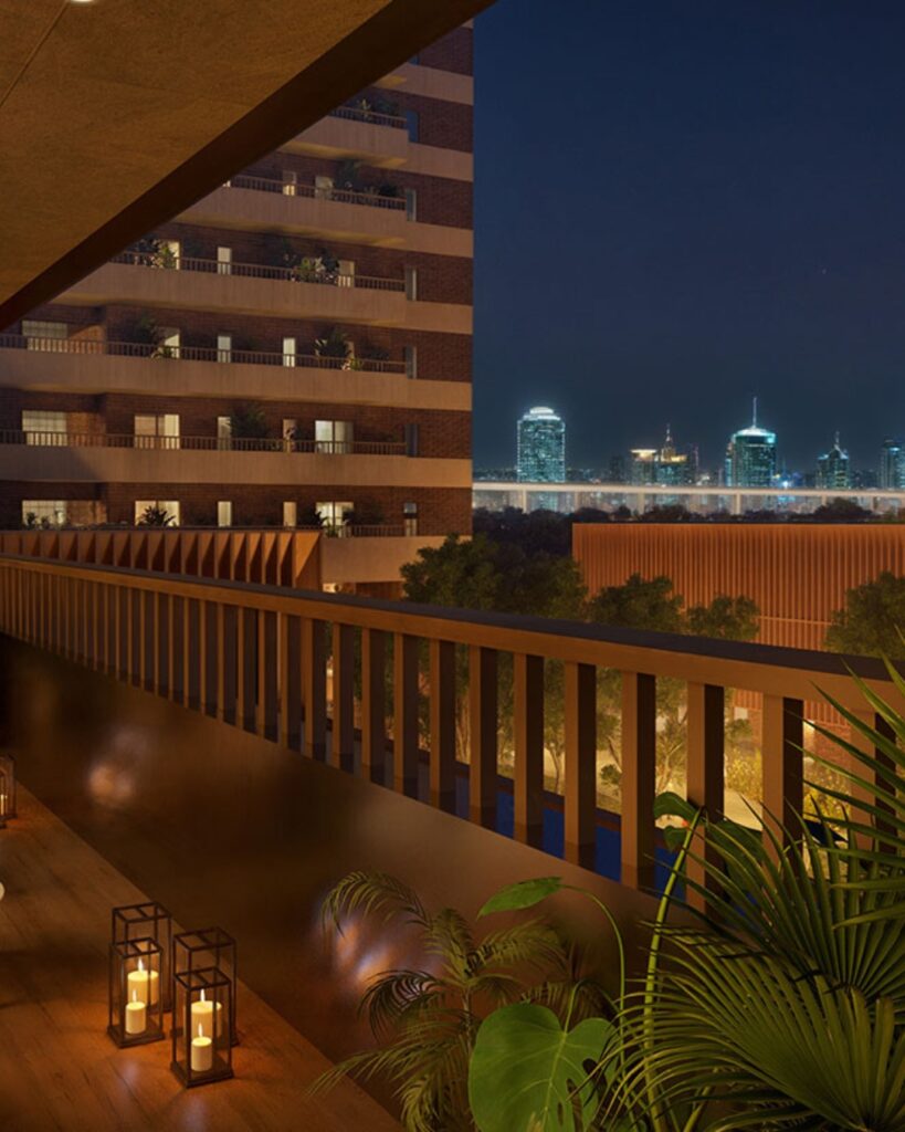 Max Estates' signature red brick architecture